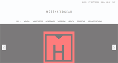 Desktop Screenshot of mosthatedgear.com